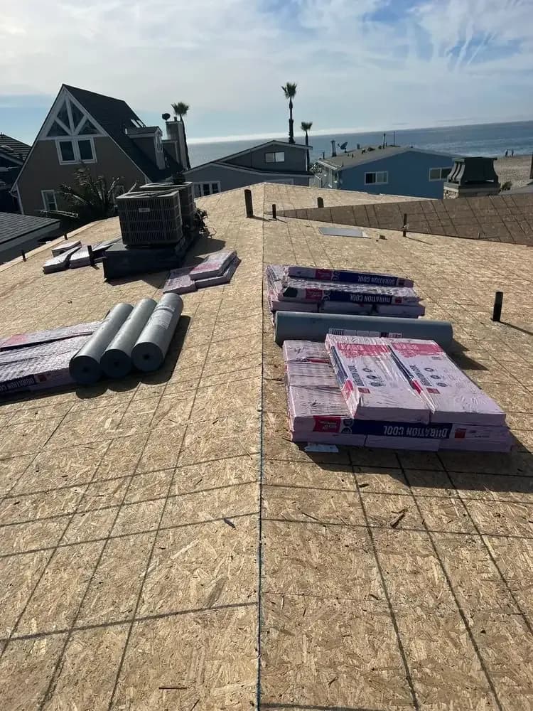 Re-Roof Prep & Materials